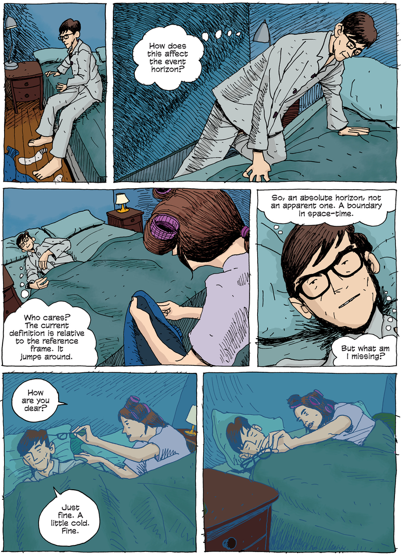Page 132 of the upcoming Stephen Hawking graphic novel.